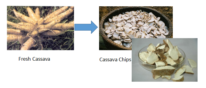 Cassava Chips Cutting Machine
