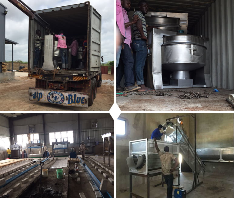 Nigeria 1Ton per hour Output Garri Processing Plant
